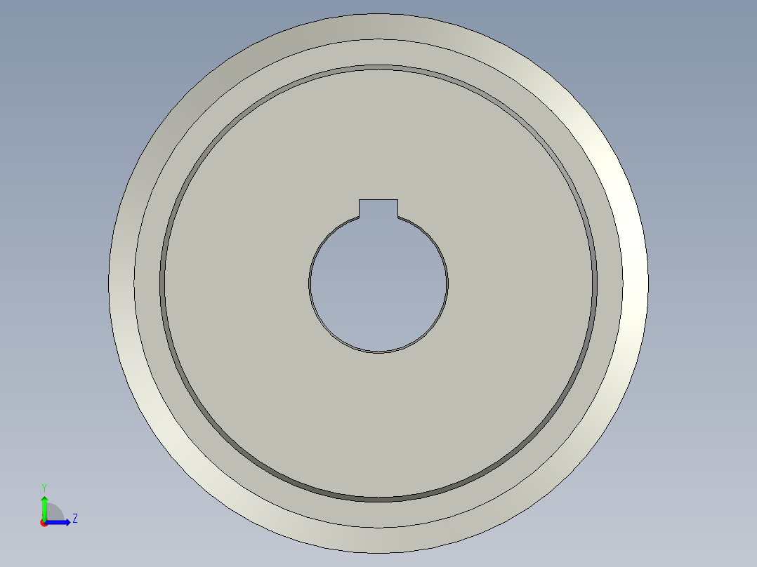 标准型半圆弧形齿同步带轮S8M型SS8MHK-40-40-dk28-A左视图