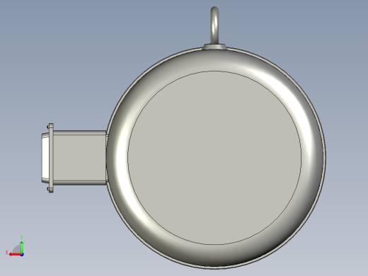CQGRR斜齿轮减速电机GR107R77-Y15-4P-528-M1_Y2系列电机-AA200T后视缩略图