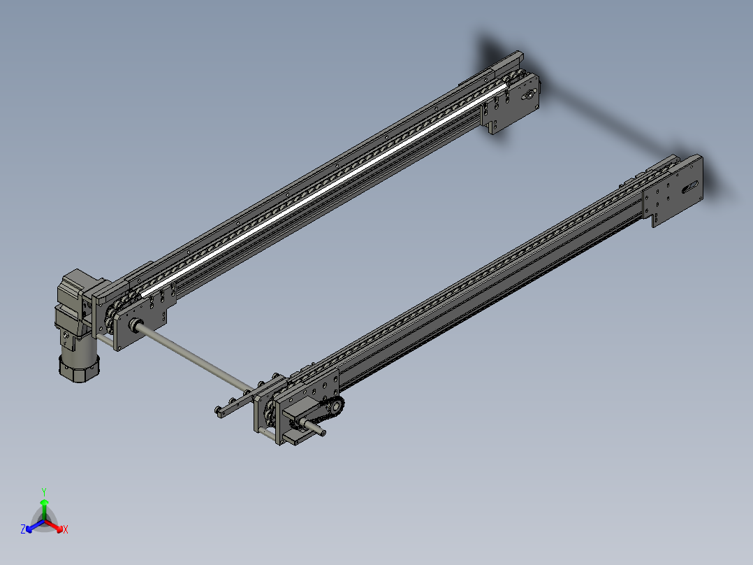 倍速链线A600主视图
