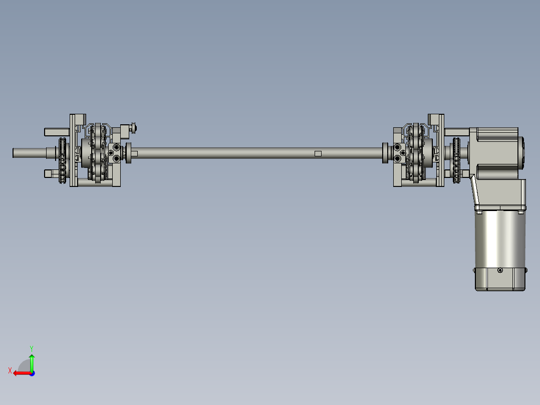 倍速链线A600后视图