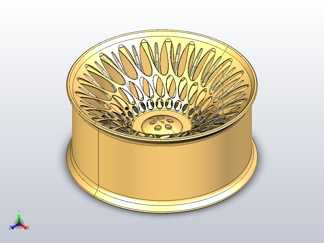 车轮模型主视图