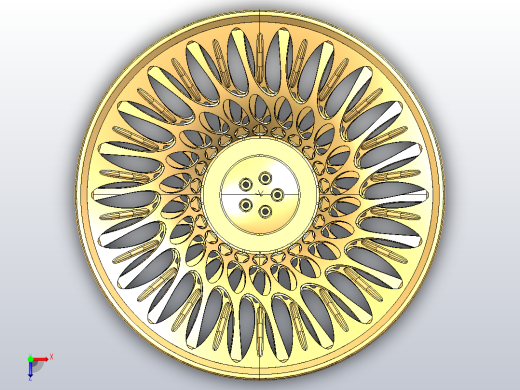 车轮模型俯视缩略图