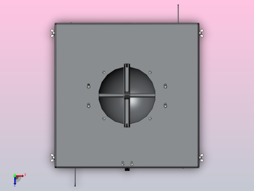 炒茶机三维设计俯视缩略图