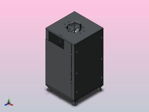 炒茶机三维设计正等轴测缩略图