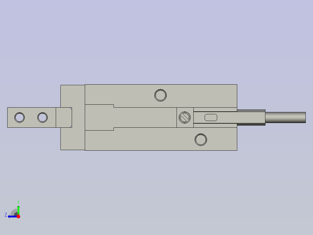 MHZ2-10D-M9PZ平行气爪右视图