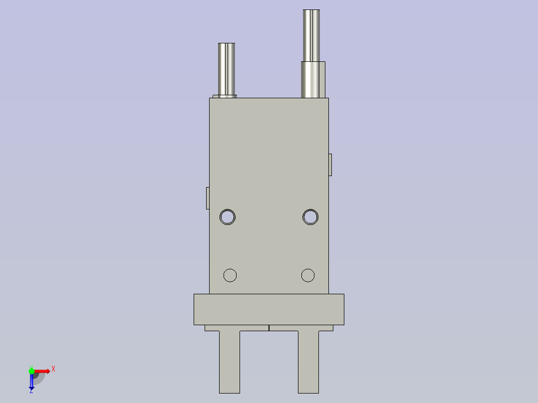 MHZ2-10D-M9PZ平行气爪俯视图