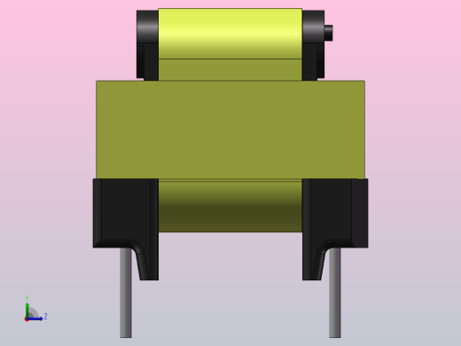 立式和卧式 高频变压器左视缩略图