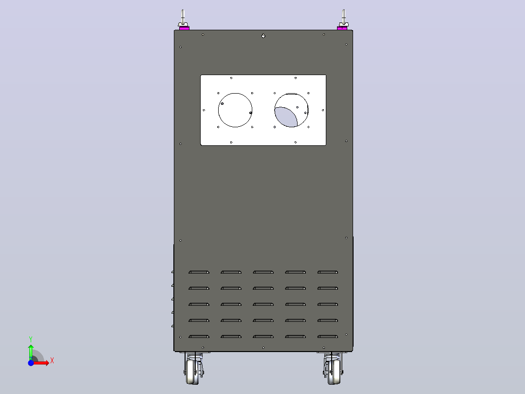 EC-M6-1V1.2 控制柜数模前视图