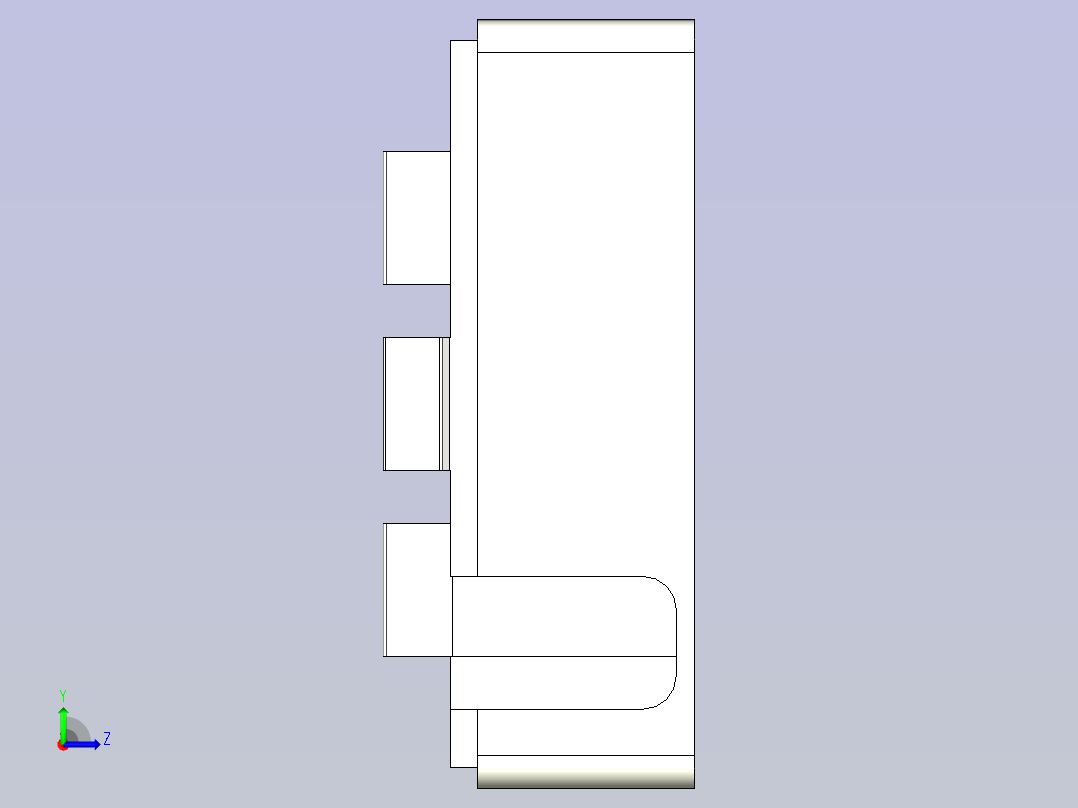 A2001703-Arduino Leonardo 案件带重置按钮左视图