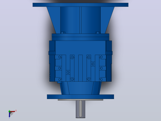 RF17ZP斜齿轮减速机RF17-5.76-M1-P80-Φ140俯视缩略图