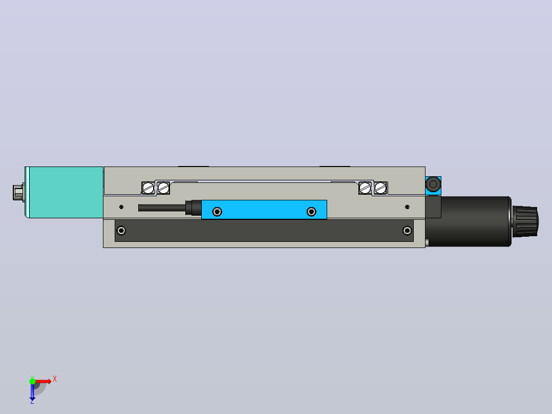 XY轴显微镜工作台的电动驱动沃尔特UHL GT5-LSM俯视图