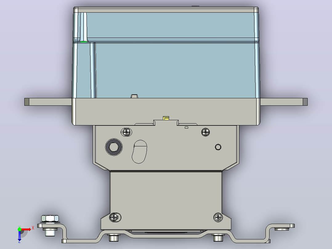 NC2-630-4P交流接触器三维模型202406俯视图