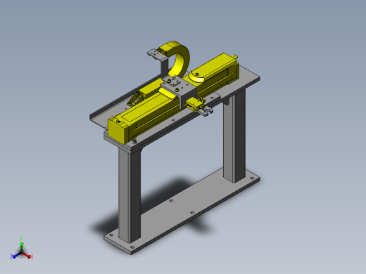 均分切断机构正等轴测缩略图