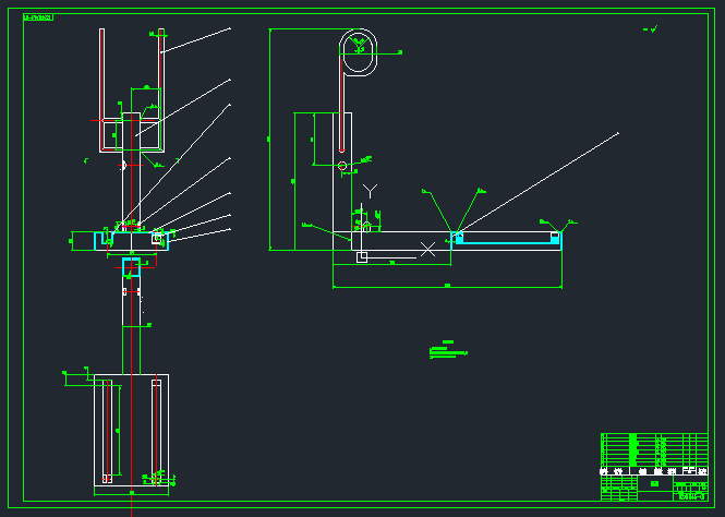 多方向运动机设备二维设计