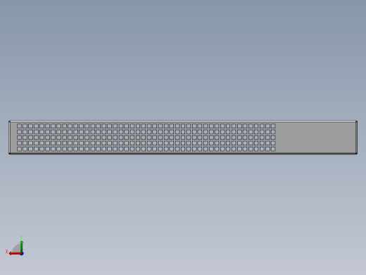 1U钣金机箱后视缩略图