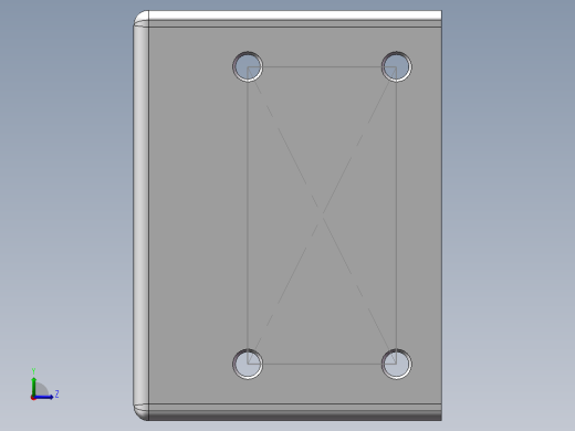 1U钣金机箱左视缩略图