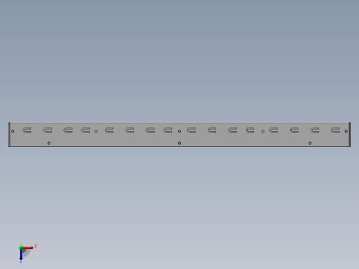 1U钣金机箱俯视缩略图
