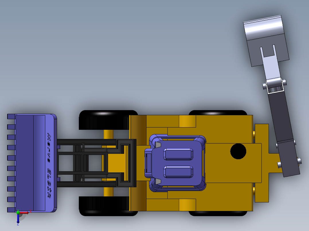 挖掘机和推土机俯视图