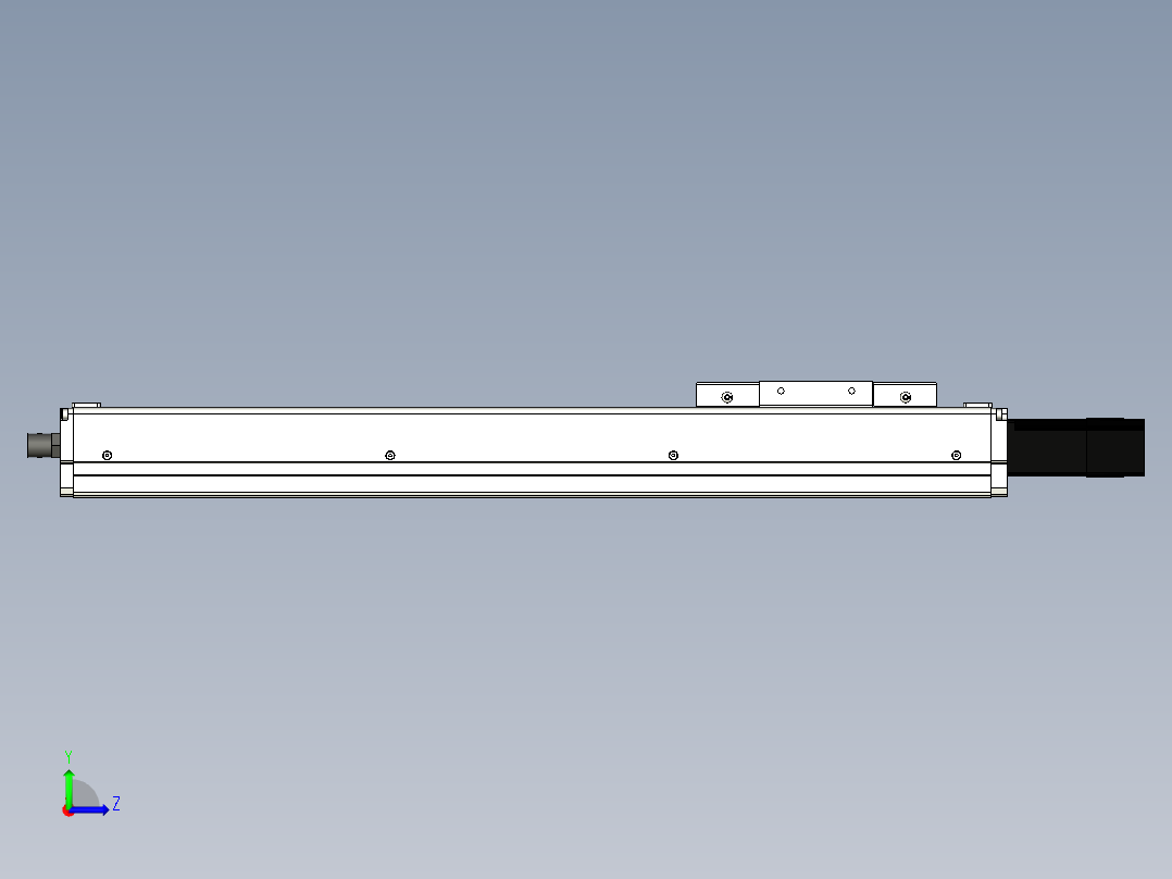 Toyo东佑达直线模组-ECH12-400-BC-100W左视图