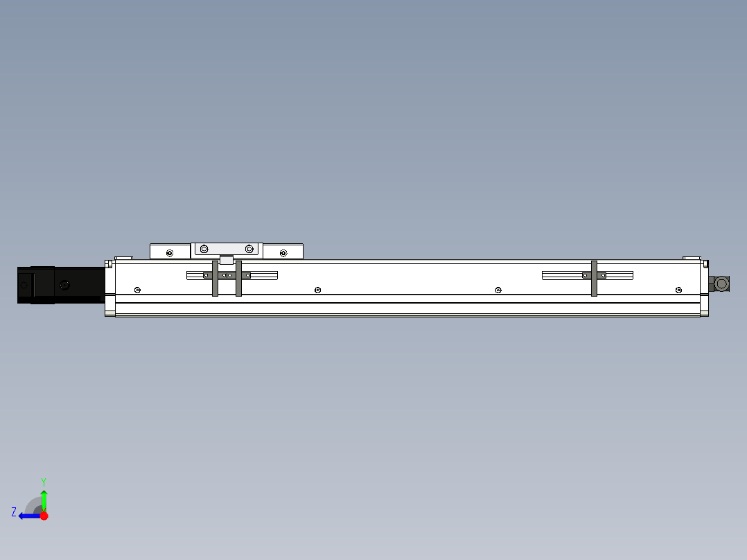 Toyo东佑达直线模组-ECH12-400-BC-100W右视图