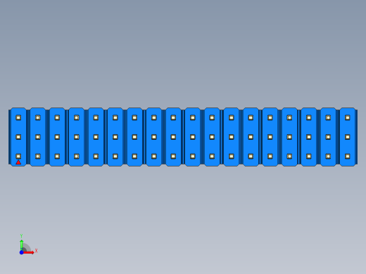 彩色公头100mil（2.54mm）系列-DS1021_blue_3x18p_100mil_Type5_rev1.0前视缩略图