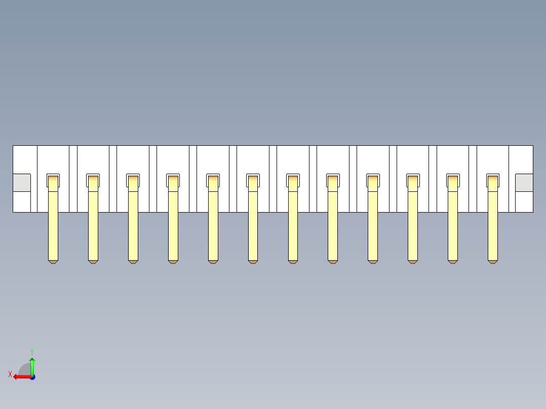 JST-S12B-EH-A后视图
