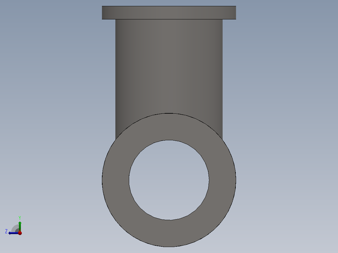 SW建模练习题-practice 81右视图