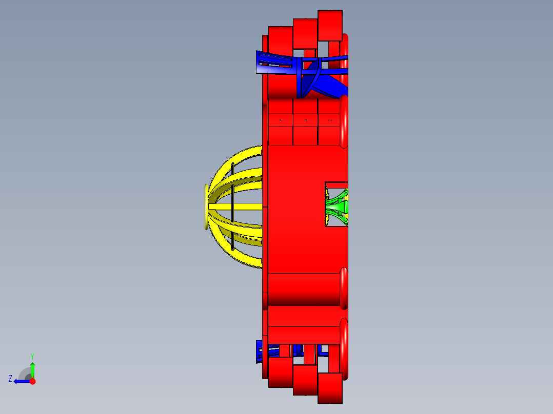 S型书桌——创意组合右视图