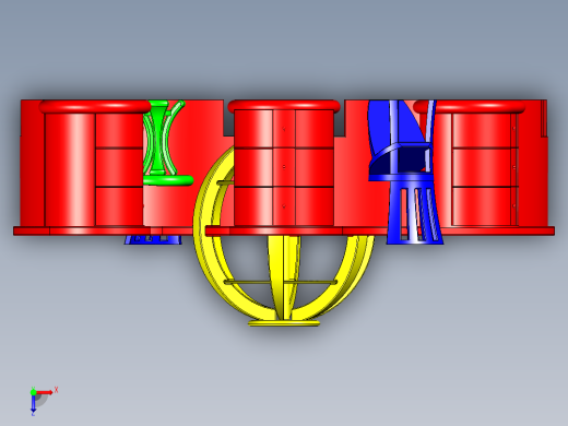 S型书桌——创意组合俯视缩略图