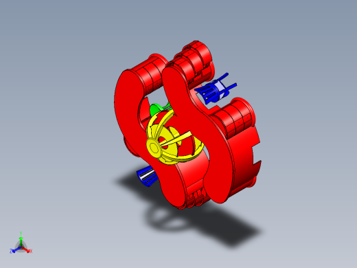 S型书桌——创意组合正等轴测缩略图