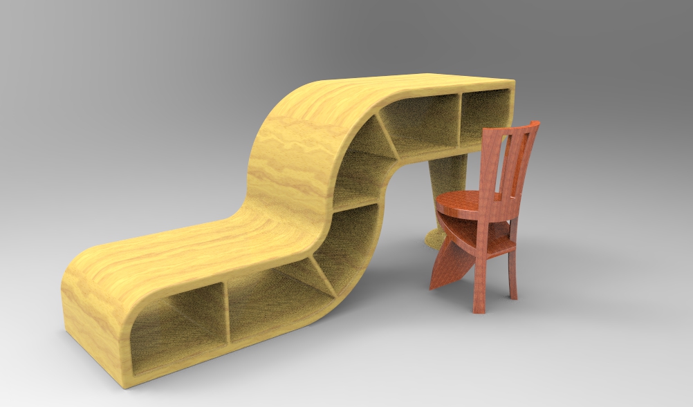 S型书桌——创意组合