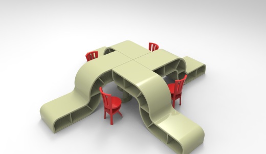 S型书桌——创意组合缩略图