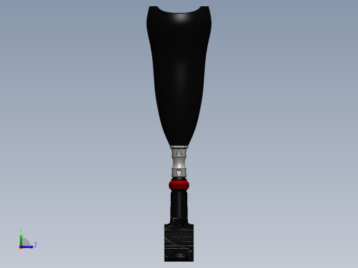 膝关节假体下面左视缩略图