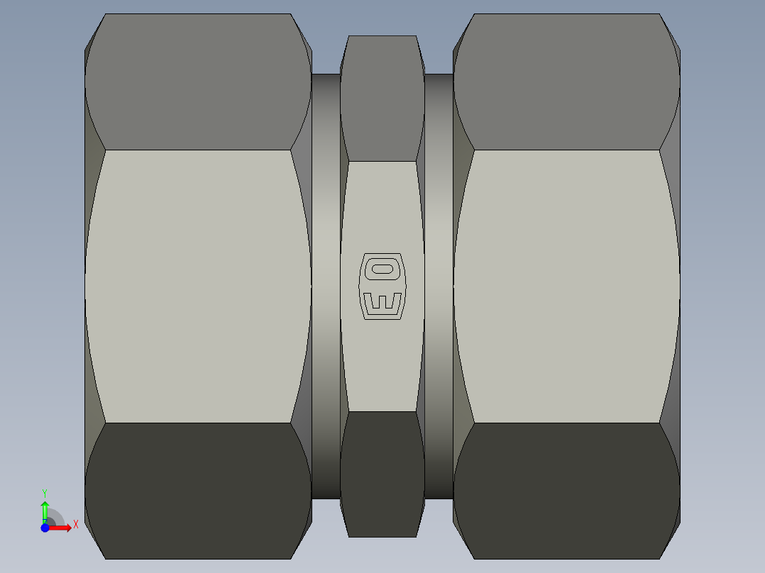 卡套式工业通用硬管接头EO Union G35ZLCF前视图