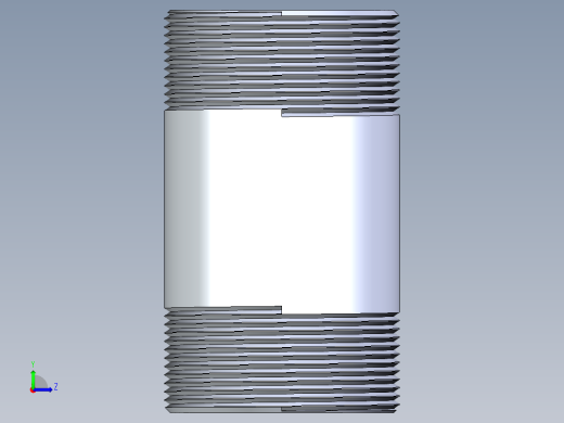 CPVC管件33-Sch80_Nipple_MPTxMPT_9861-343_3in x 6in左视缩略图