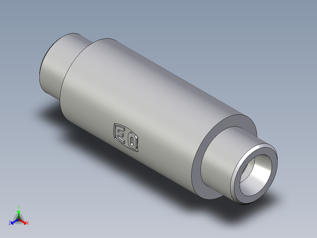 卡套式工业通用硬管接头EO_Weld_bulkhead_fitting_ESV10S71X主视图