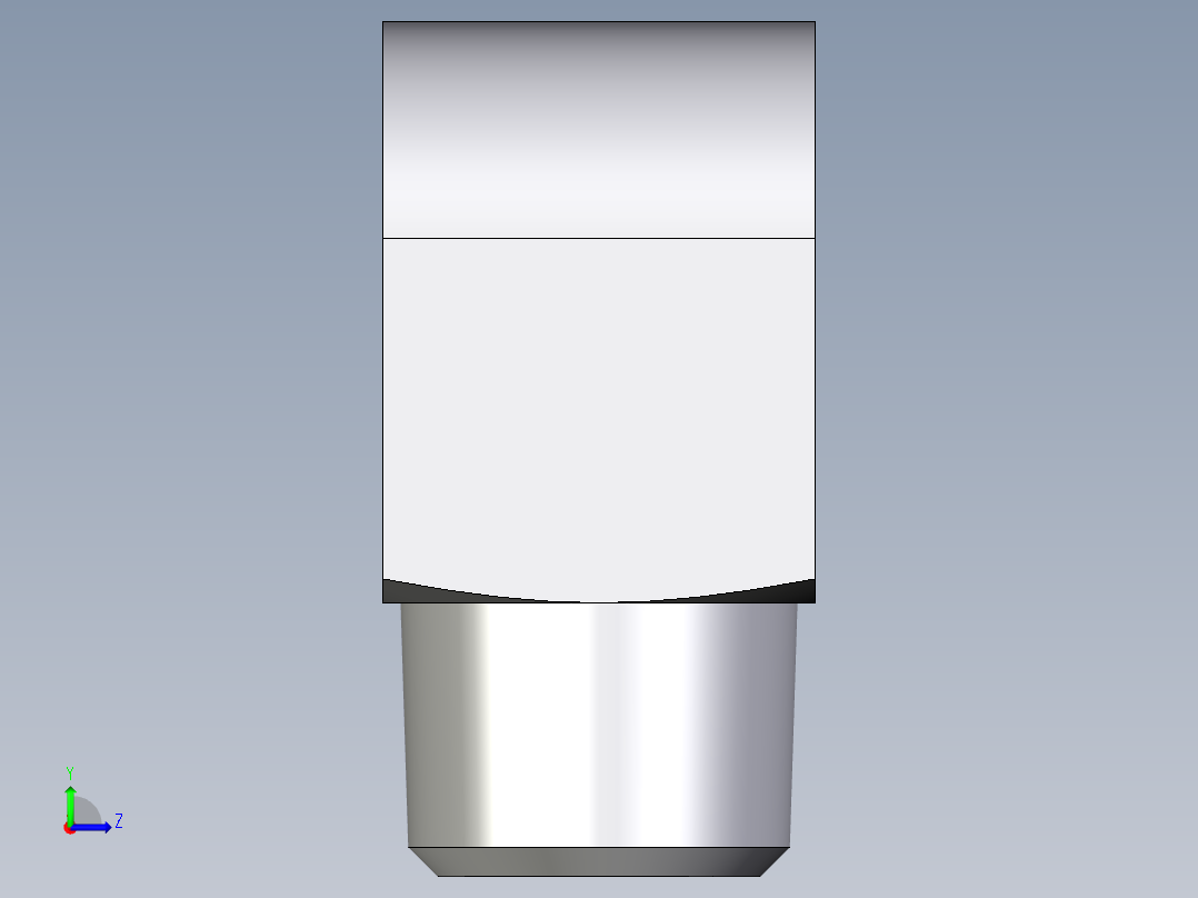 卡套式工业通用硬管接头EO_Male_stud_elbow_WE10SRCFX左视图