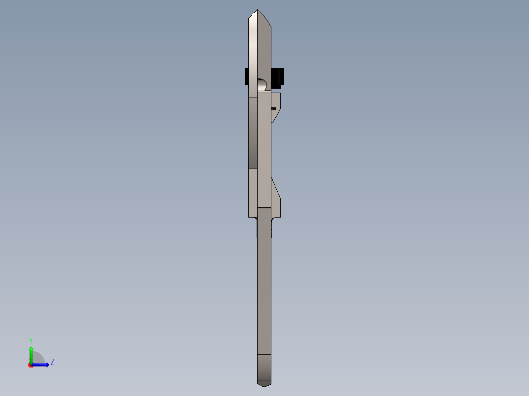 游标卡尺左视图