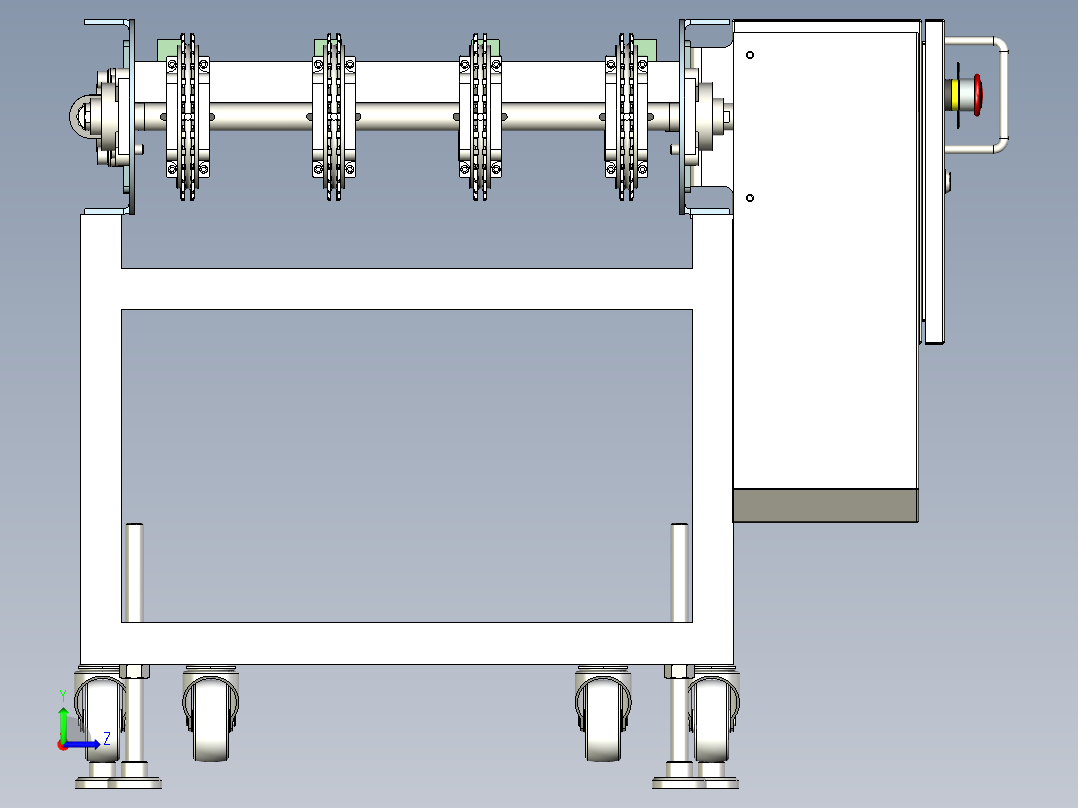 输送线模块左视图