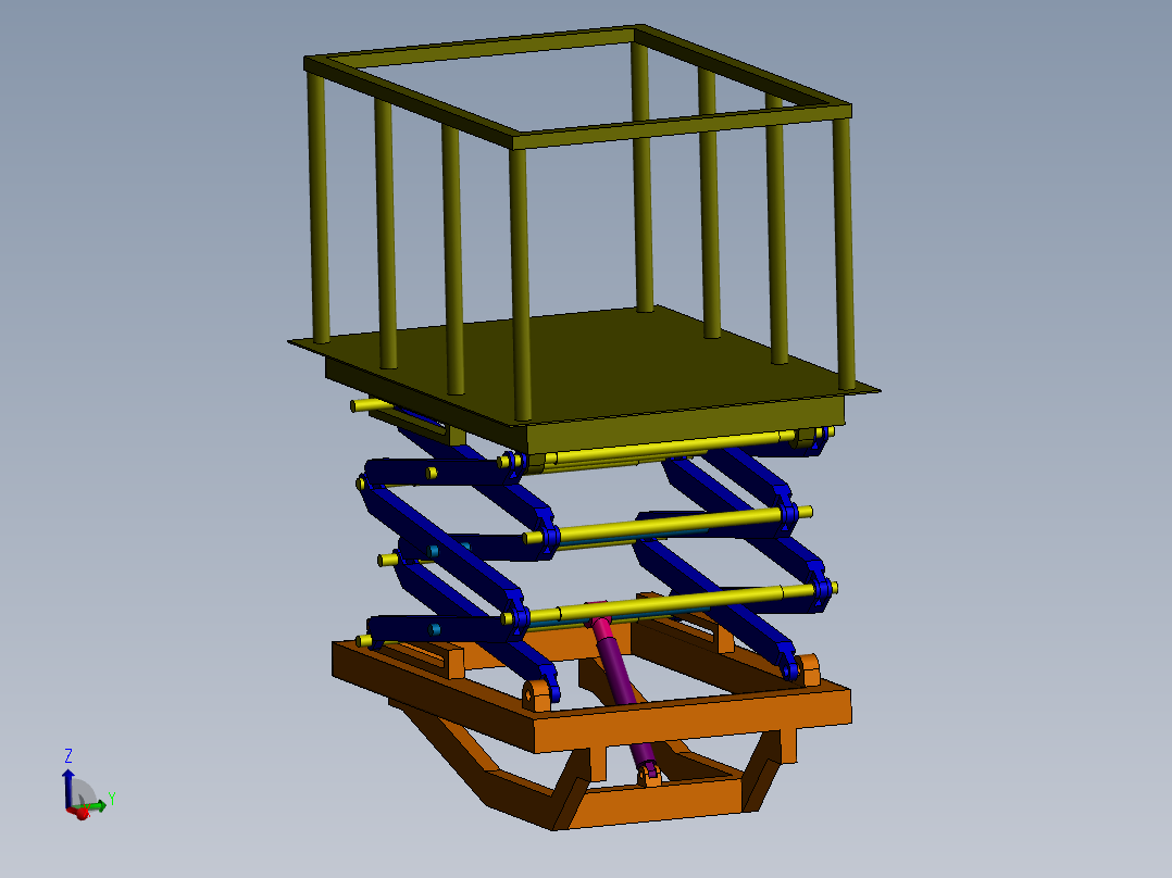 升降式楼梯平台