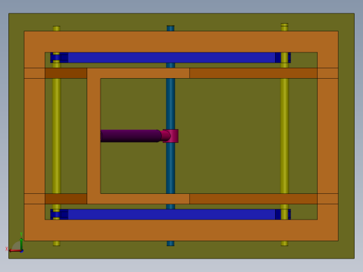 升降式楼梯平台后视缩略图