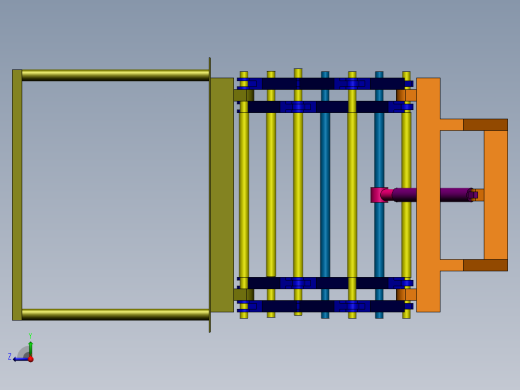 升降式楼梯平台右视缩略图