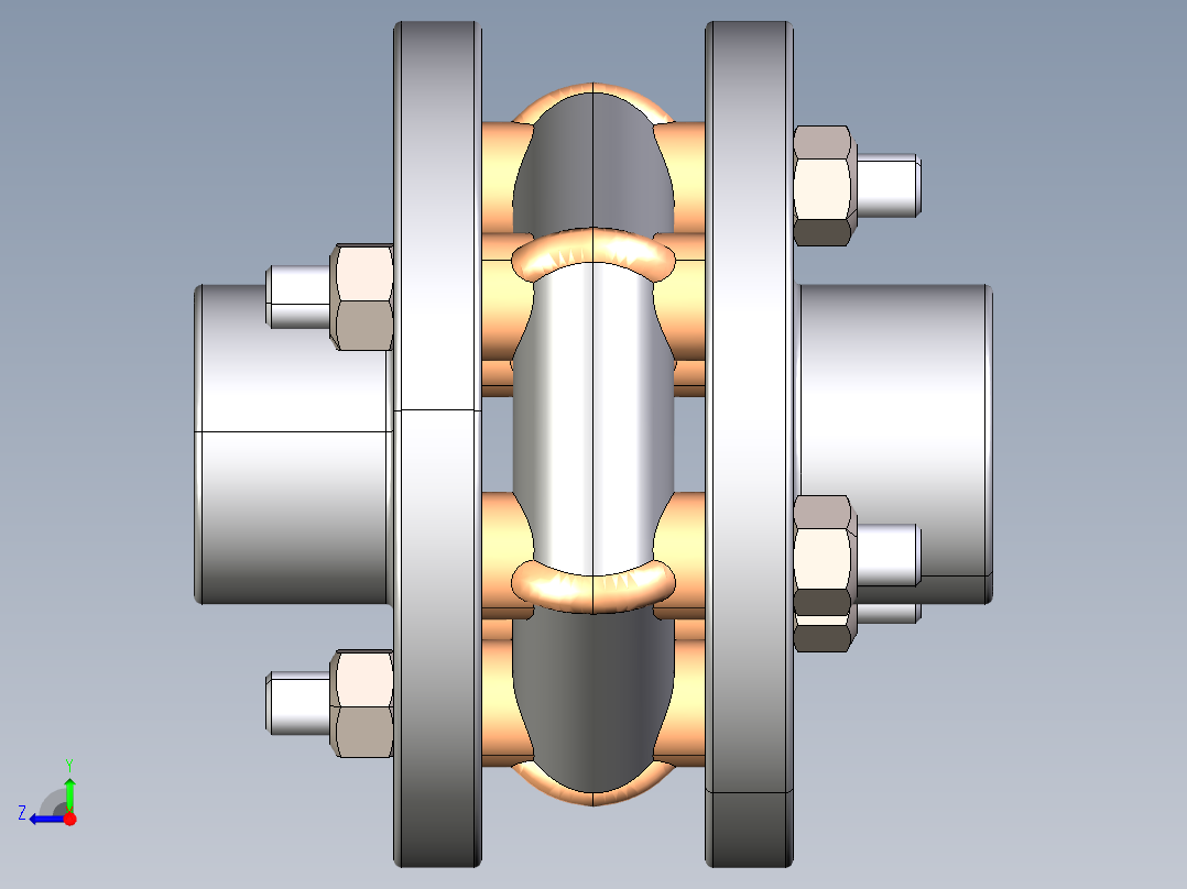 弹性联轴器5右视图