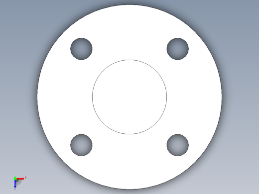 聚氯乙烯配件25-Sch80_Blind Flange_853-010_1in俯视缩略图