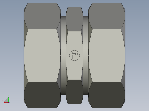 卡套式工业通用硬管接头EO Union G42LCF后视缩略图