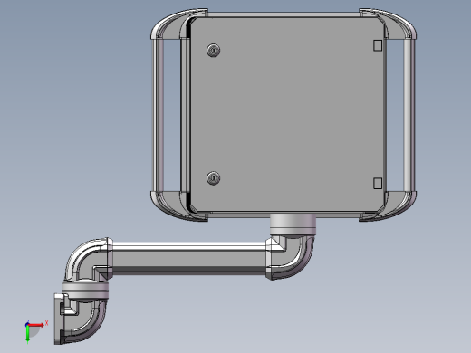 向上墙座+90度箱体连接器+控制箱后视缩略图
