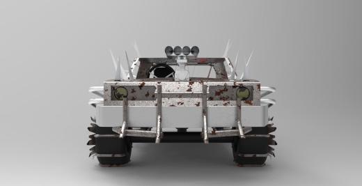 疯狂麦克斯越野车模型3D图纸 CATIA设计 附STP格式缩略图