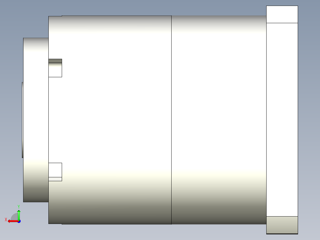 直齿孔PLE160-L1 35-114.3-200-M12.stp后视图