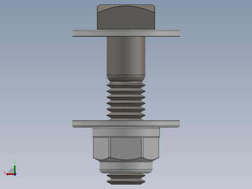 紧固件-0.5000 Square Head Bolt后视缩略图