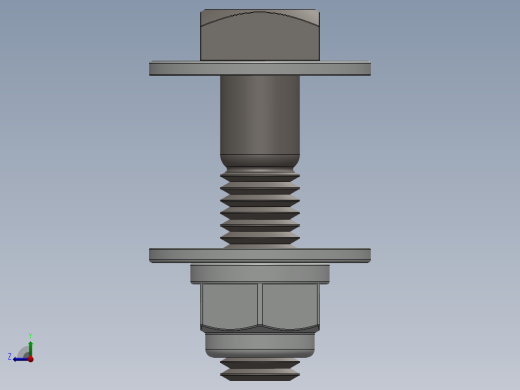 紧固件-0.5000 Square Head Bolt右视缩略图